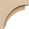 Ekena Millwork 3"W x 12"D x 12"H Thin Rivera Rough Cedar Woodgrain TimberThane Corbel, Primed Tan CORUR03X12X12RIVRCPR - alternate 6